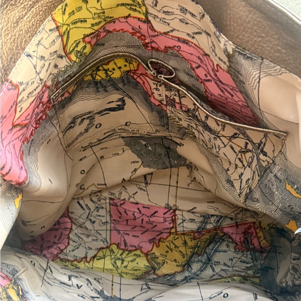 NWT Sharif Bronze leather Studded Hobo Bag with dust bag - Picture 13 of 16